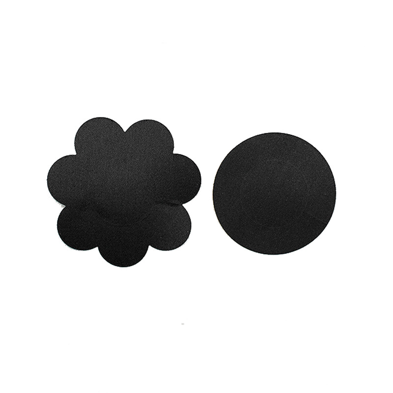 Cross-border supply silk satin silicone chest patch anti-bump disposable areola patch breathable breast patch