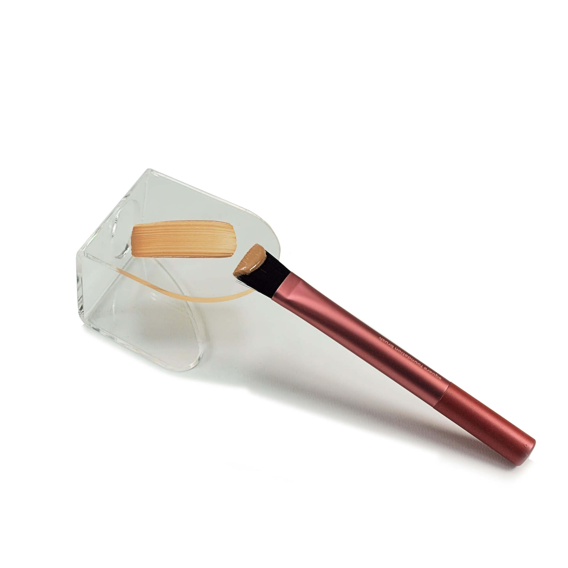 Cross-border popular nail transparent palette foundation makeup palette acrylic transparent powder palette large small size