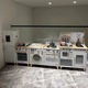 Cross-border CPC cooking simulation kitchen CE gas stove oven suit baby wooden children play house toys