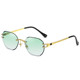 Gold frame gradient green c5