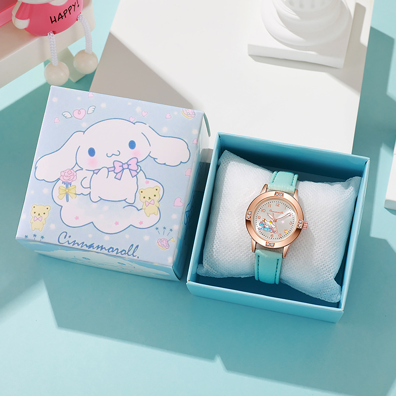Alloy diamond belt watch female high school students Sanrio quartz watch girls wholesale niche fashion watch foreign trade