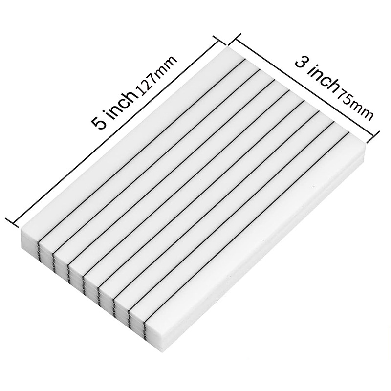 Transparent White Post-it notes learning office can be repeatedly pasted PET index paste love creative rectangular note book