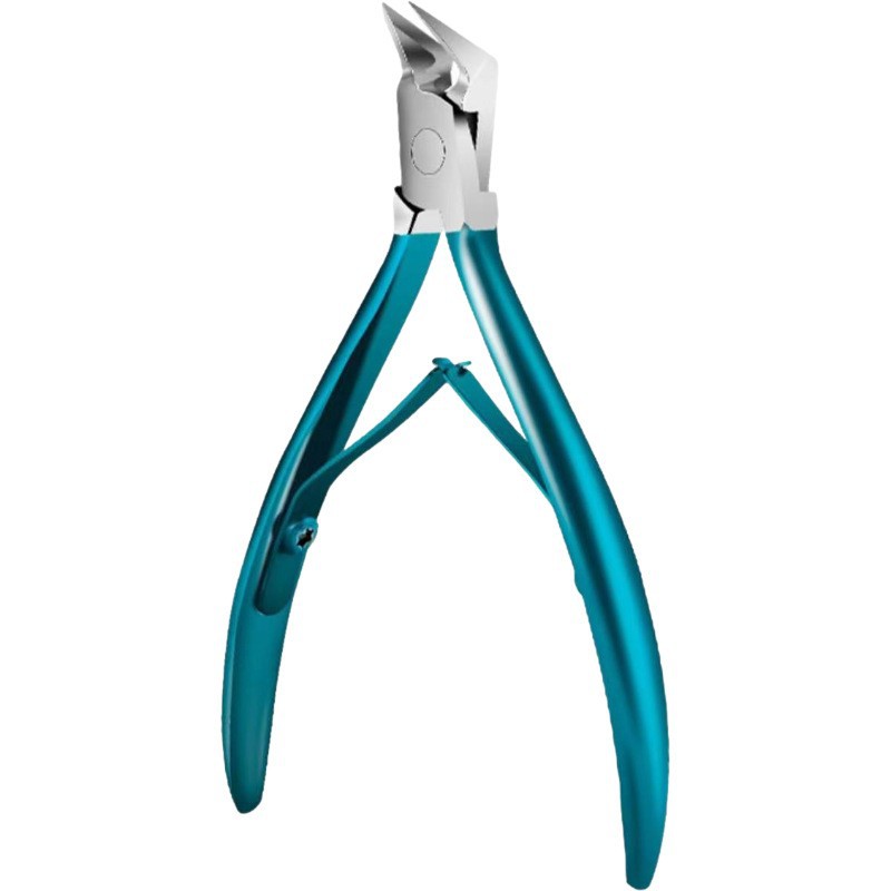 Cross-border stainless steel dead skin scissors nail spring toenails barbed exfoliating pliers pointed nail clippers tool