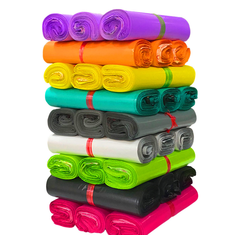 Express bag in stock packing bag wholesale waterproof Express clothing packing bag color express bag white thickened