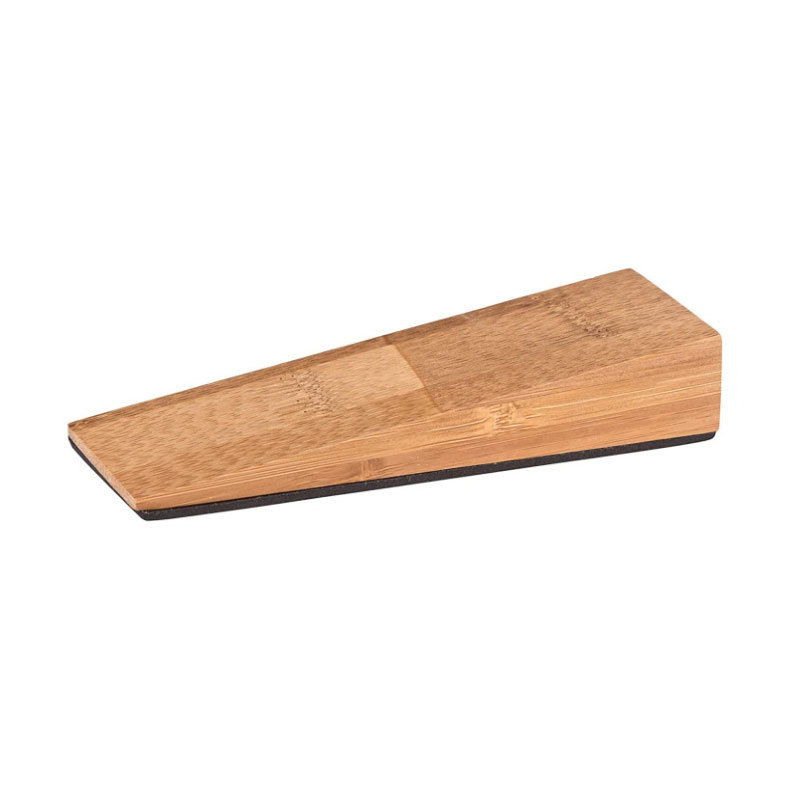 Cross-border foreign trade nail-free installation non-slip mobile door stop simple style creative triangle wooden door stopper door stopper