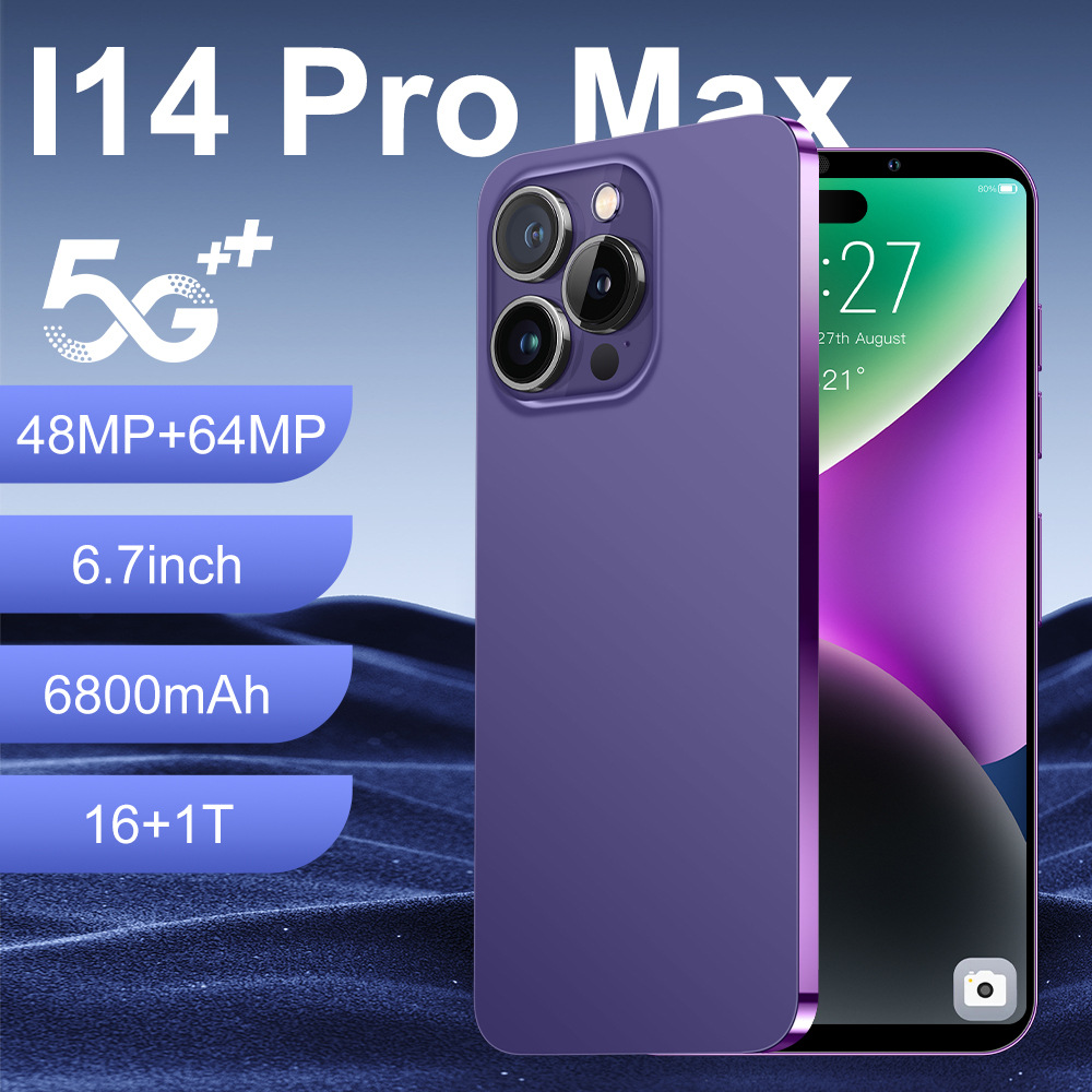 Мобильный телефон pro, intel core i14, 14 pro max, 3 дюймов, широкий экран, Aliexpress