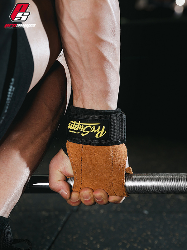 PROSUPPS fitness hard pull booster belt for men and women cowhide Hyde strength training fitness protective gear palm wrist guard