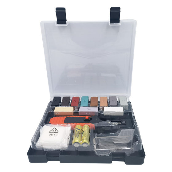 Single beat 17pc ceramic tile repair set ceramic tile wax filling tool floor tile wall hole repair set cross border