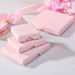 Amazon jewelry box thin 1.5cm cross-border jewelry box pink earrings ring box spot wholesale