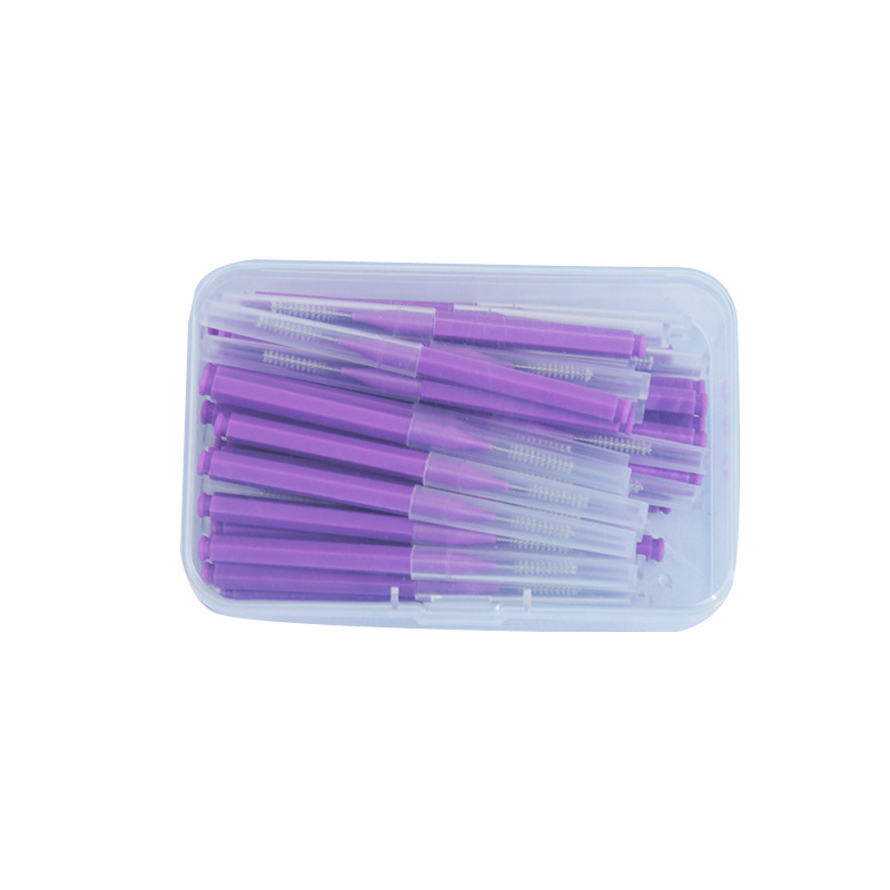 Explosions interdental brush 40 boxed interdental brush multi-specification interdental brush spot supply interdental brush to clean teeth
