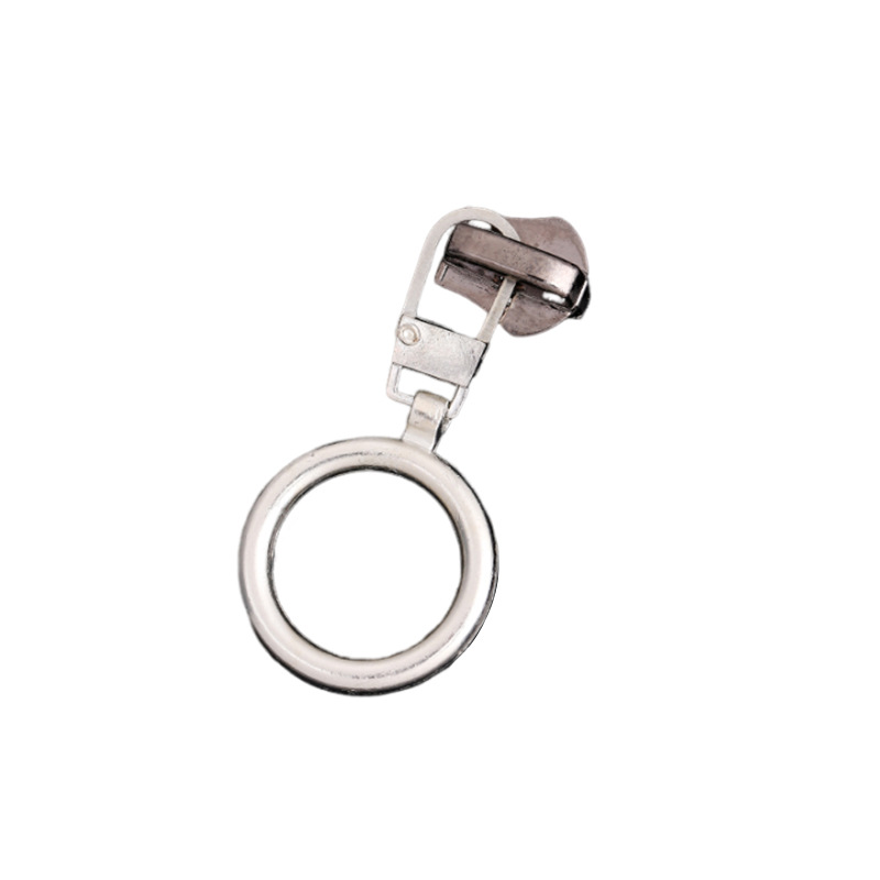 New metal zipper pull detachable clothes bag pull tab replacement luggage backpack accessories universal pull lock
