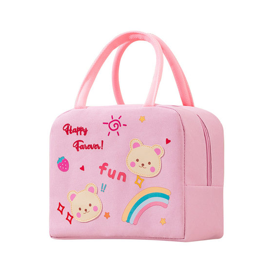 New cartoon portable lunch bag 3D three-dimensional lunch thick aluminum foil large capacity lunch box bag color