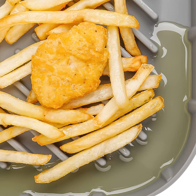 Фритюрница Air Fryer квадратный силиконовый противень для выпечки пищевой многоразовый силиконовый противень легкий стиль