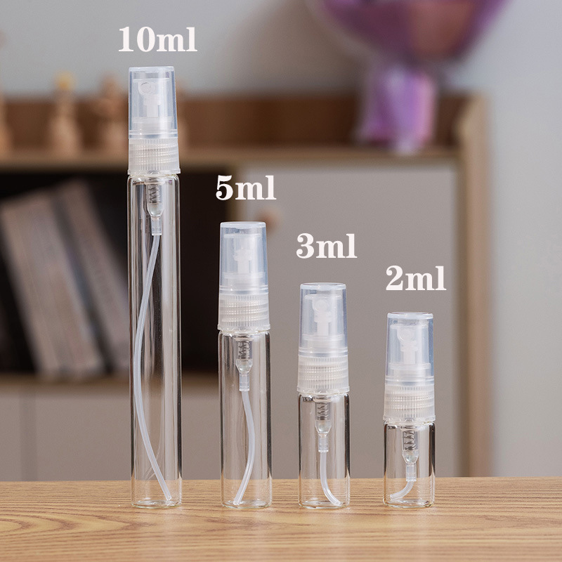 in stock 2 ml3ml5ml10ml Perfume Bottled Fine Mist Sample Portable Glass Spray Empty Bottle Trial Bottling