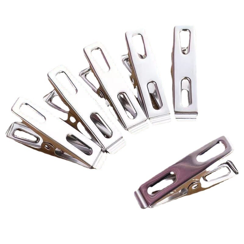 20 stainless steel 4.5cm nail-free 1mm flat clip clip clip clip drying clothes rack clip clip