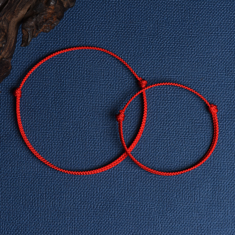 Handmade Woven Red Rope Bracelet Simple Benmingnian Bracelet Kneels New Arrival Rope Set Ethnic Style All-match