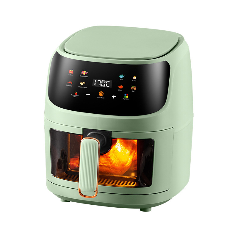 Air Fryer Household Visual Intelligent Touch 6L Multifunctional Electric Oven Integrated Large Capacity Cross-border 110V-220