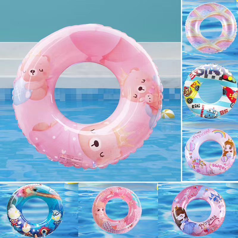 Factory wholesale children's swimming ring thickened inflatable swimming ring 3 years old -6 years old children's cute cartoon armpit lifebuoy