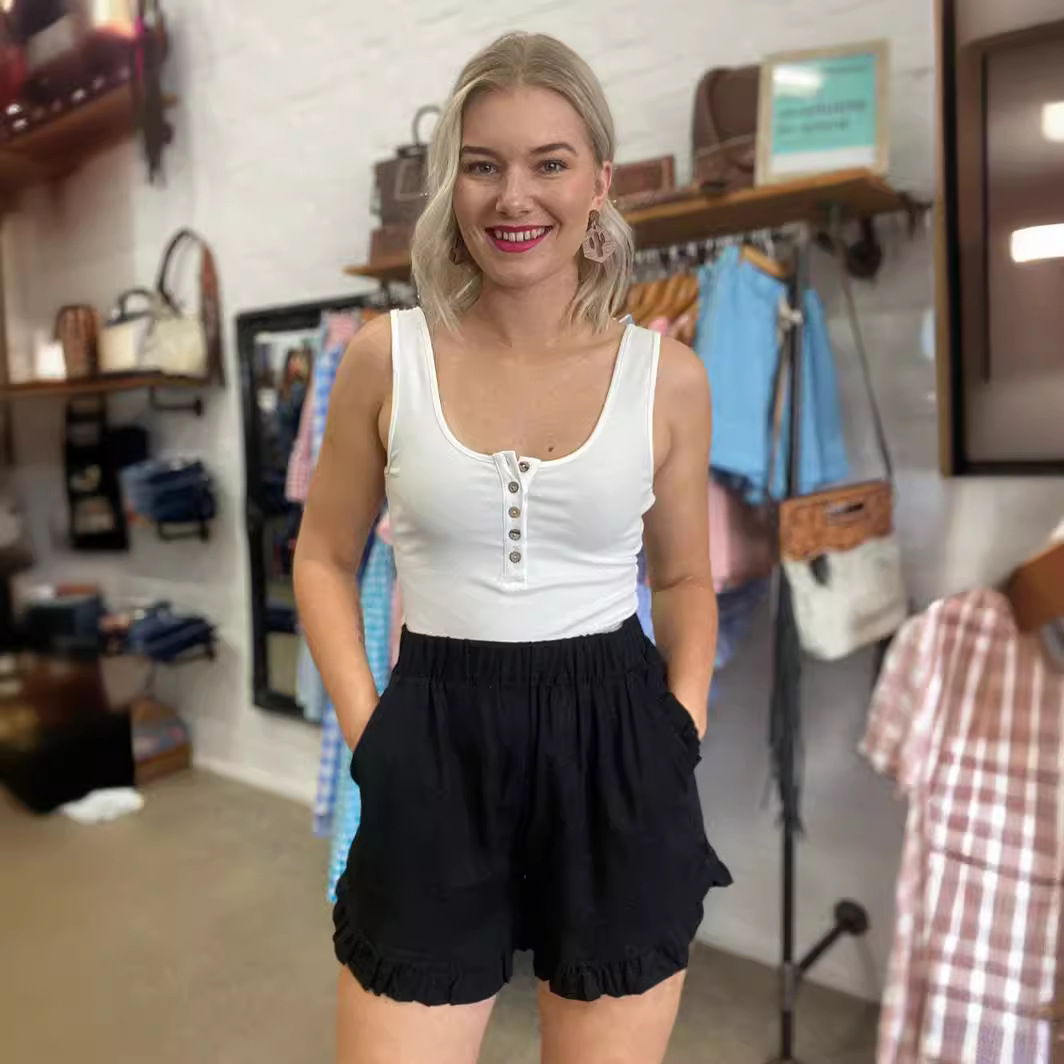 Cross-border 2024 New Women's Shorts Amazon Hot Selling European and American Joker Casual High Waist Loose Cotton and Linen Wide Leg Pants