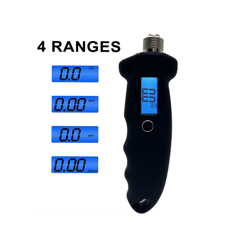 Explosion-proof precision measuring heavy truck car tire pressure gauge l LCD luminous display double-headed digital tire pressure gauge