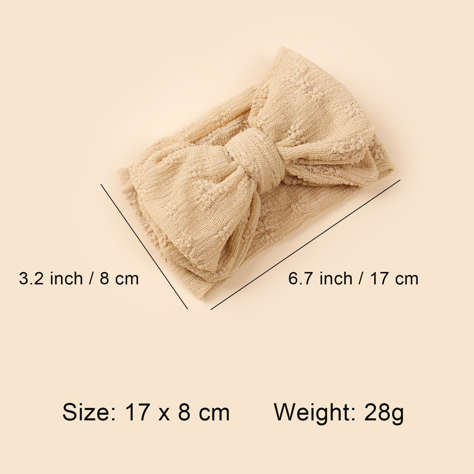 New Baby Mesh Hair Strap Cross-border Baby Double Bow Elastic Headband European and American Children's Hair Accessories