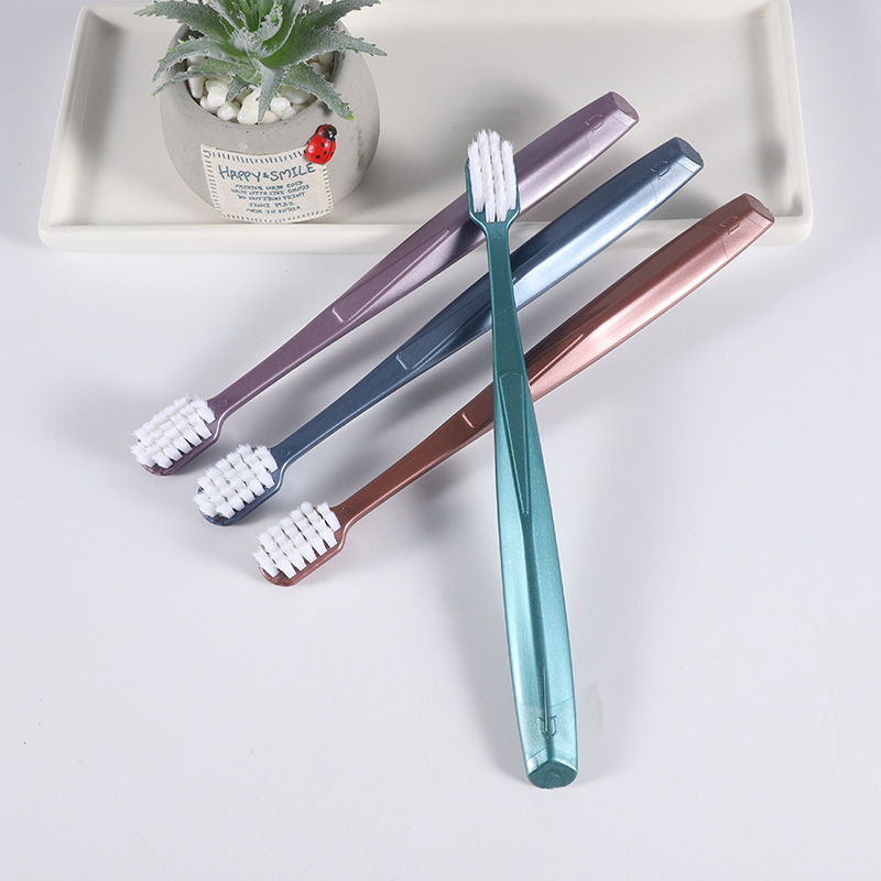 Hotel disposable toiletries acrylic rod ten thousand hair toothbrush household guest room disposable toothbrush