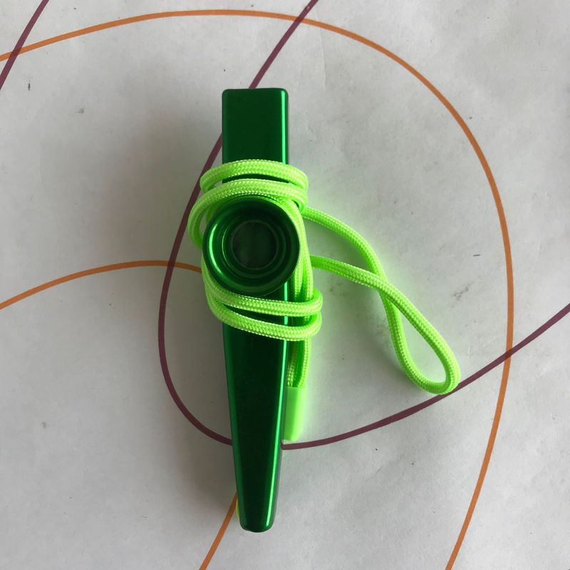 Orff 楽器パーカッションおもちゃ早期教育金属 Kazoo 茶色の紙カードサウンド作成楽器幼児のため|undefined