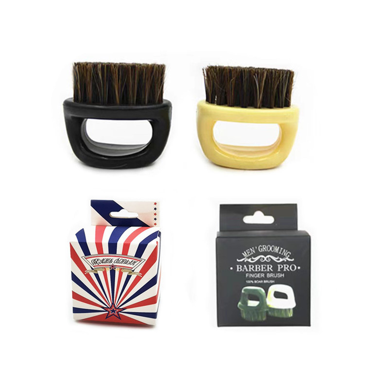 Vintage oil hair comb beard brush beard modeling comb care cleaning bristle hair brush ring brush broken hair cleaning brush