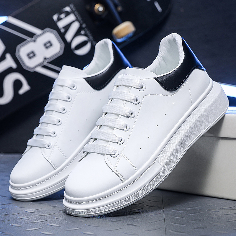 Classic men's shoes K888 nafei Macquin Internet celebrity White shoes men's platform Muffin Men's shoes student board shoes ins Macquin