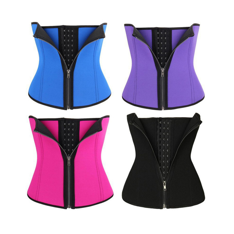 Amazon Body Shaper Sports Fitness Zipper Breasted Waist Protection Reinforced Belt Yoga Plastic Waist Belt
