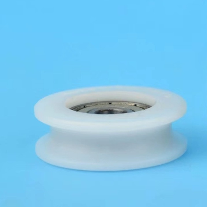 626 plastic-coated bearing pulley door and window concave U-groove pulley 6*30*10mm