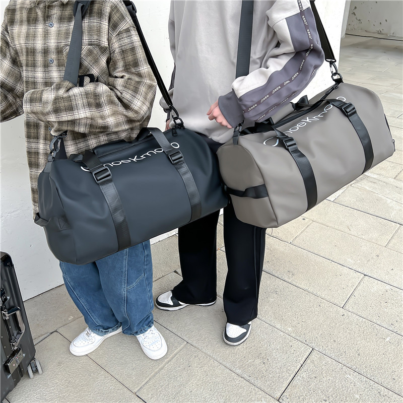 短途旅行包男手提包女出差大容量旅游包简约行李包袋防水健身包潮