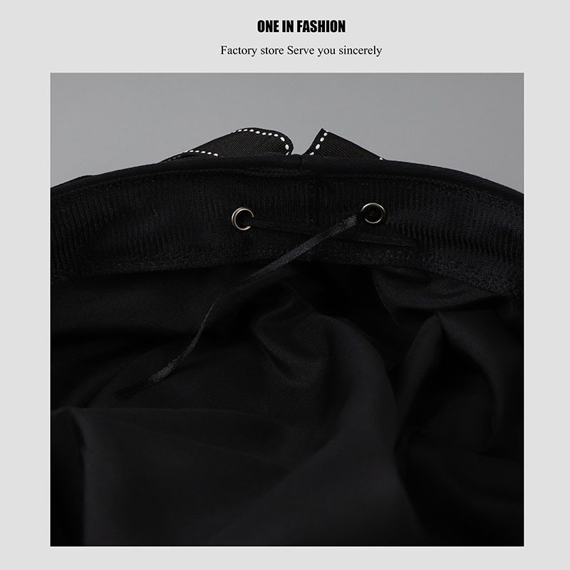 Niedliche Baskenmütze im japanischen Stil für Damen, dünne weiße Marinemütze, Matrosenmütze, schwarze Uniformmütze im College-Stil_voghion.com