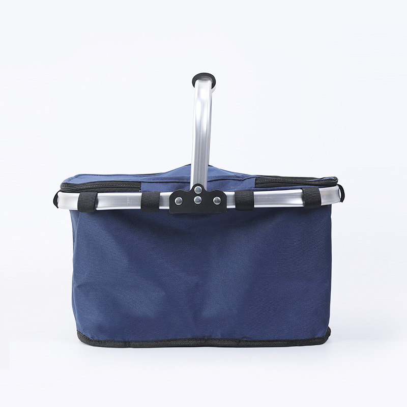 Picnic Basket outdoor ice bag folding insulation bag portable shopping basket Bento fast food takeaway insulation basket