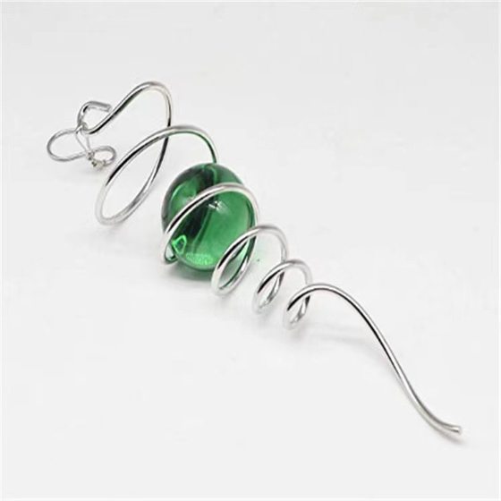 In stock wholesale Crystal spinner pendant home wind chimes wind turn phoenix tail ornaments spiral ball pineapple ball hanging ornaments