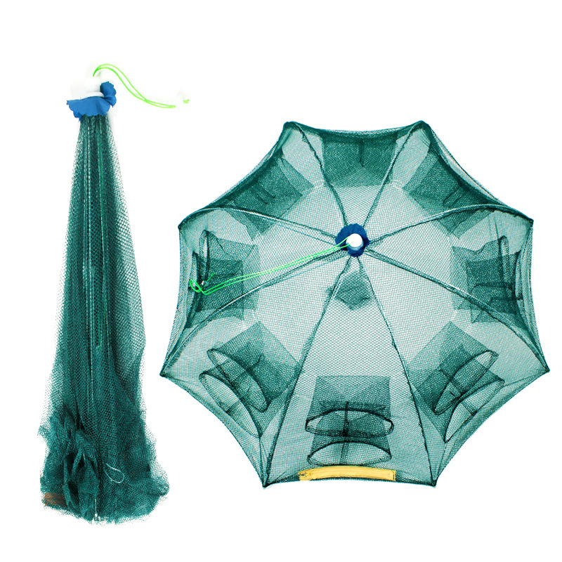 Shrimp cage fishing net fishing cage lobster net catching fish folding shrimp catching tool automatic hand casting net Loach eel cage