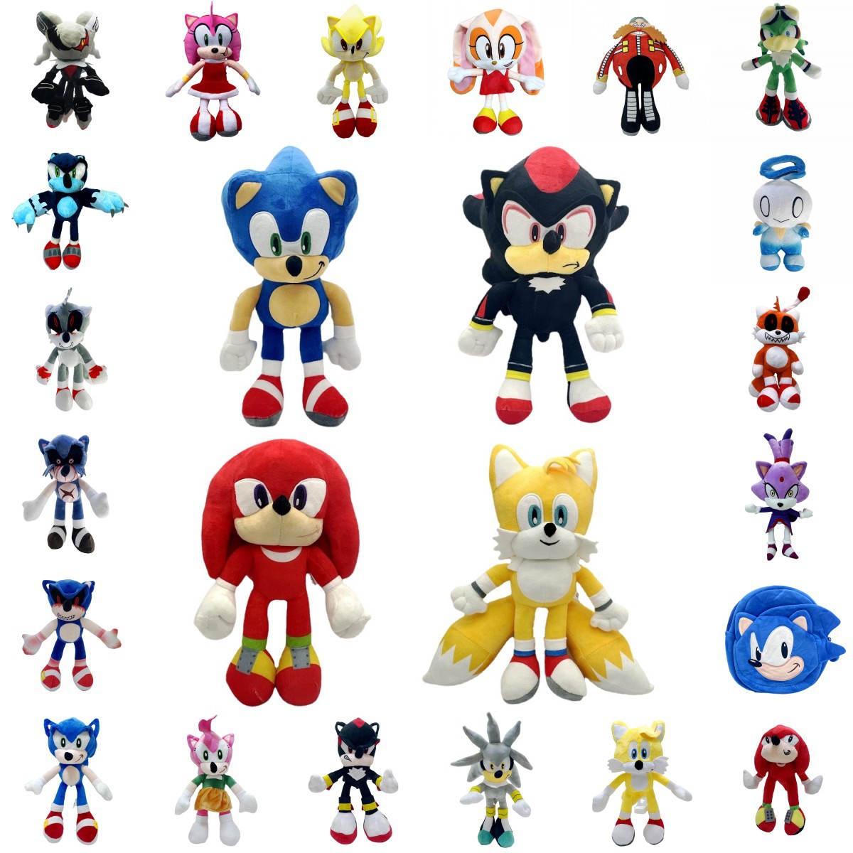 Genuine Licensed SONIC Hedgehog Plush Toy SONIC Mouse SONIC Plush Doll Backpack Tars Doll