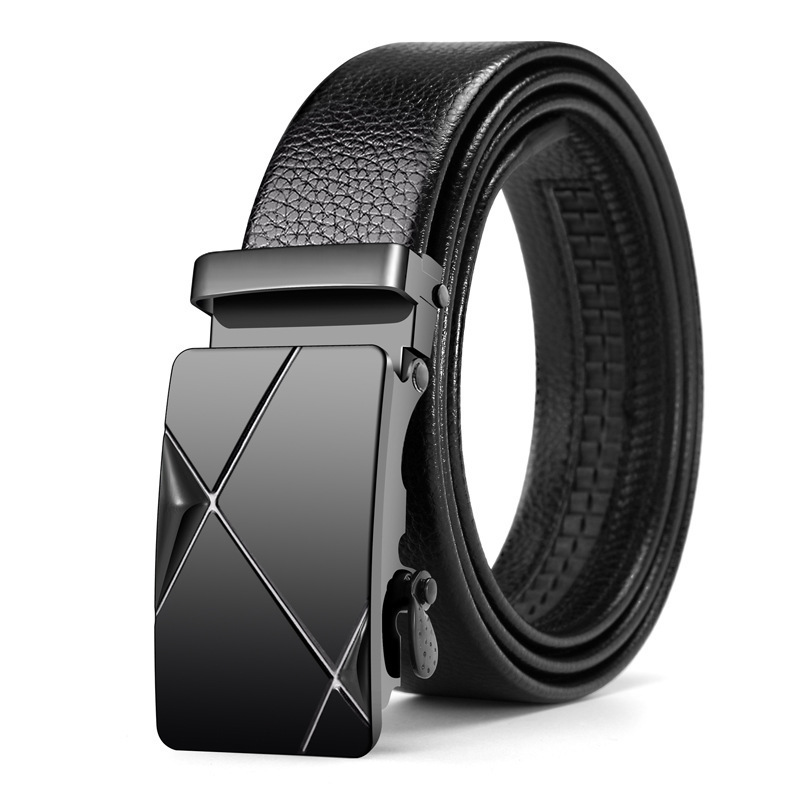In stock factory wholesale men's belt casual automatic buckle belt men's all-match business Belt Men's young and middle-aged
