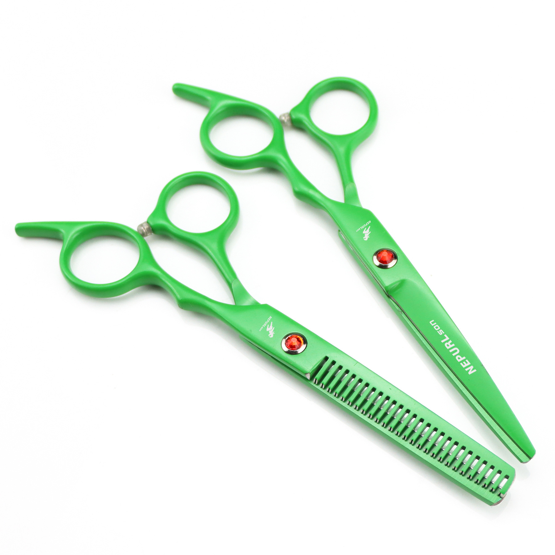 6.0 inch Neptsen paint color hairdressing scissors barber scissors flat scissors tooth scissors thin scissors 03-3