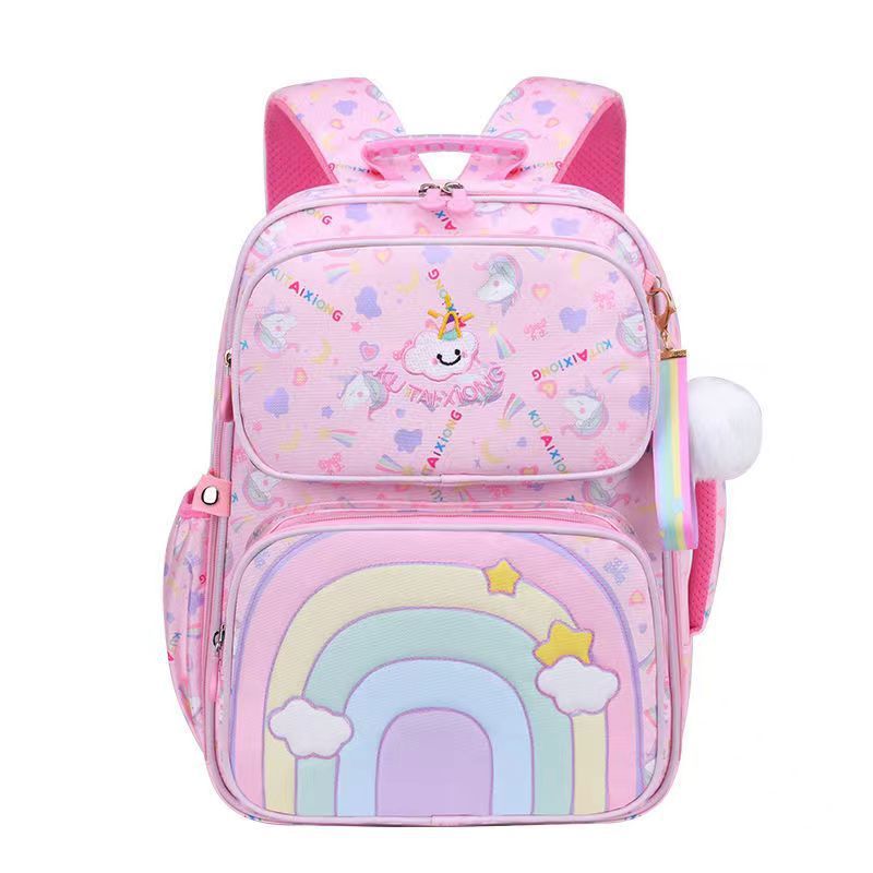 かわいいプリンセスキッズバックパック小学生女子グレード 1 に 6 超軽量防水ランドセル学生用品|undefined