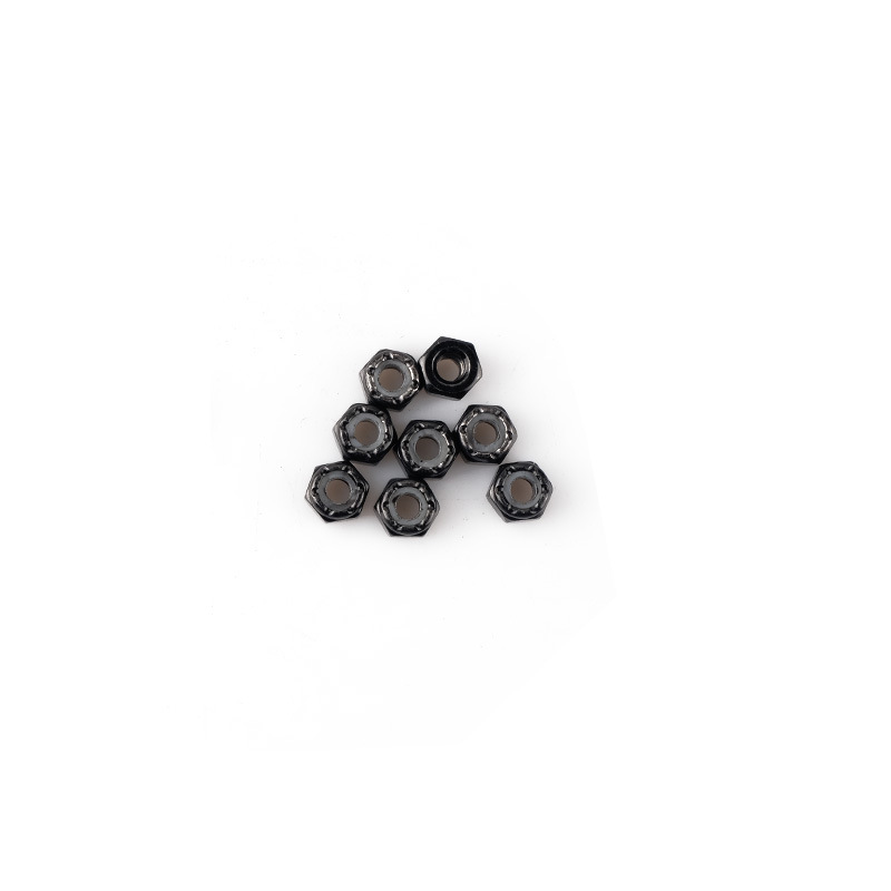 [Bulk] four-wheel skateboard anti-loosening M5 nut bracket Bridge nail threading female gold Black inch screw hat
