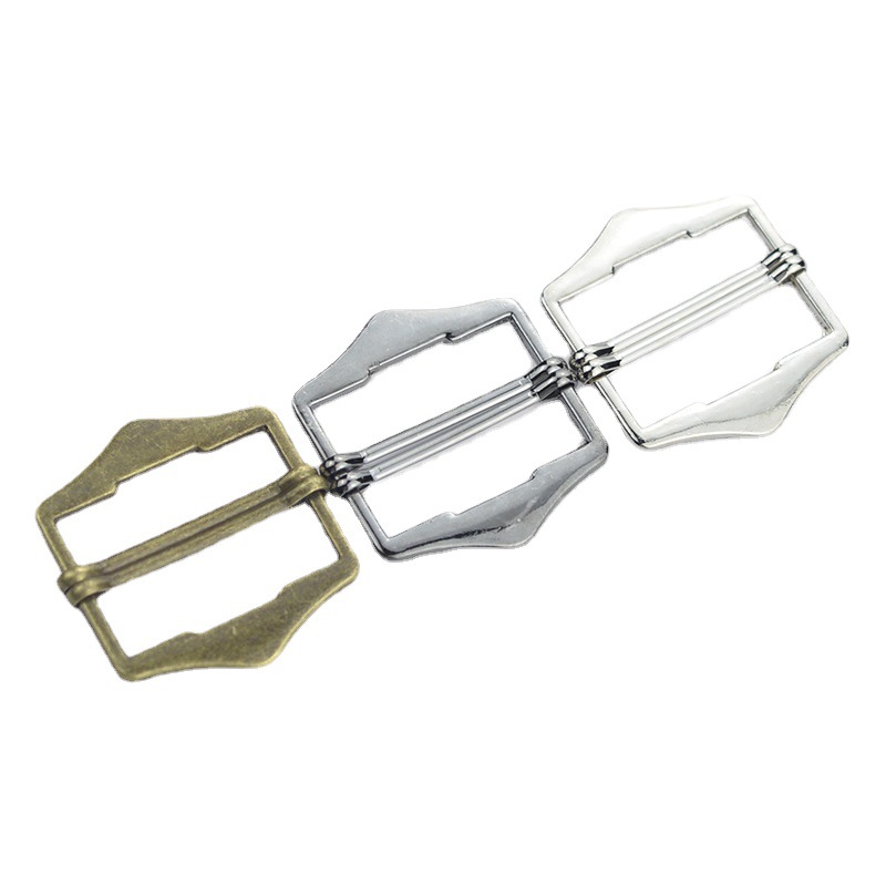 Metal Japanese Suit Vest Belt Elasticity Adjusting Buckle Four-stop Figure Buckle Decorative Accessories Tightening Artifact