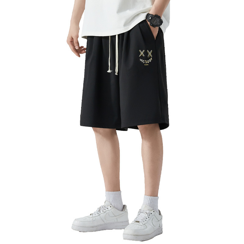 K3380 plus size shorts men's plus size plus size fat fat guy sports loose fifth pants drawstring fashion brand middle pants