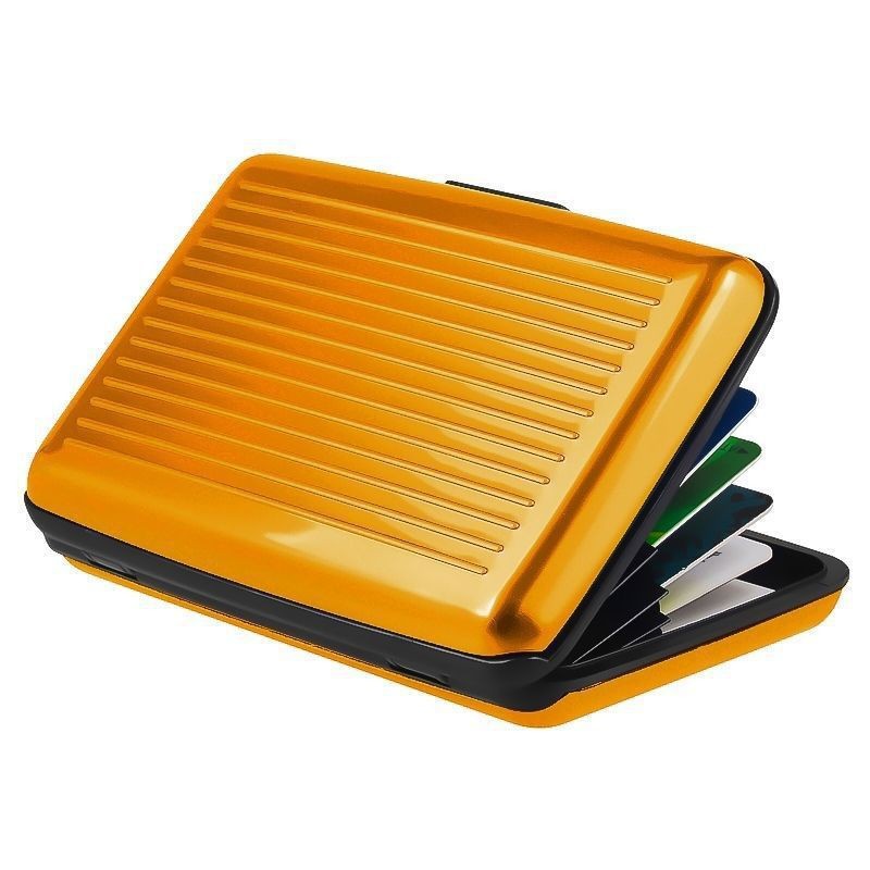 Explosive aviation aluminum alloy credit card bag aluminum case commercial wallet anti-magnetic business card holder bank card bag stripe card