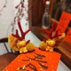 New Year lucky cat hairpin