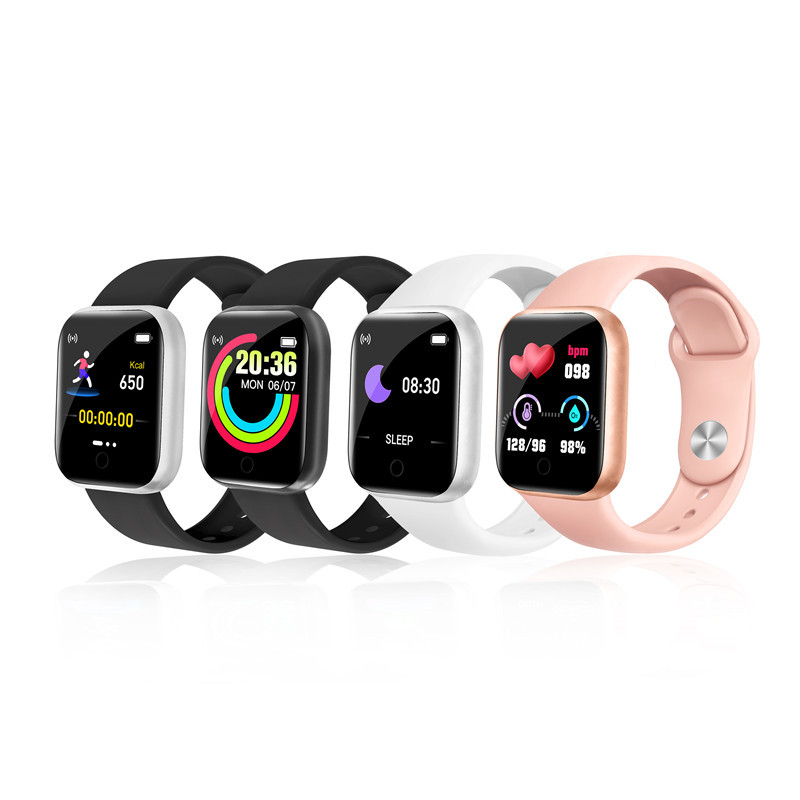 Y68 smart bracelet can measure heart rate, blood pressure, blood oxygen, sleep monitoring, cross-border explosions D20 watch factory outlet