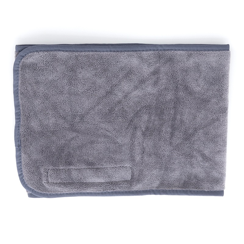 Beauty salon turban hook and loop skin Management Special turban lint-free LOGO hair band towel