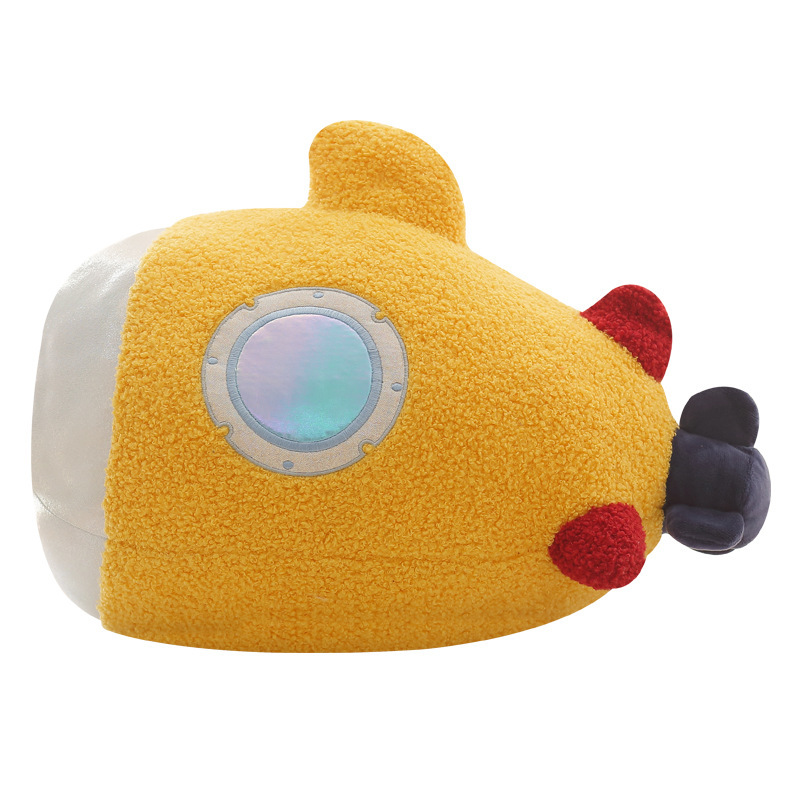 Meng Di Xiang New Shaped Creative Space Rocket Pillow Cartoon Sofa Hand Washable Pillow Children Cool Doll Doll