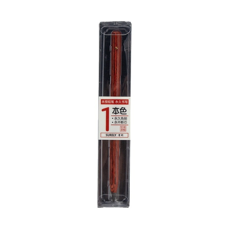 Manufacturer sandalwood eternal pencil metal pen business gift pen no ink can not finish writing pencil in stock supply