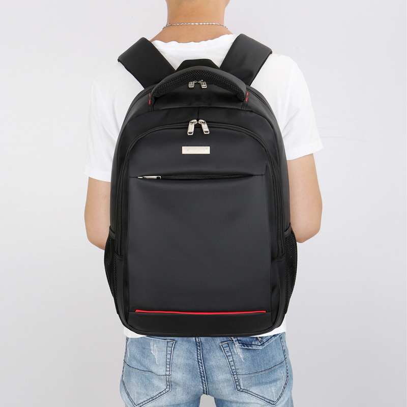 Student Schoolbag Printable LOGO Simple Casual Backpack Computer Bag New Commuter Business Large Capacity Backpack